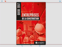 Tablet Screenshot of annuaire-entreprises.sageret.fr